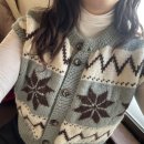 별이 뜨는 집 | [지구별_눈꽃별 코위찬 베스트] 캐스케이드 고작 4타래로 뜨는 조끼 ㄱㅂㅈㄱ 💙🤎🤍 뜨개로그