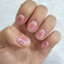 루나아트 | 목동 네일샵 봄네일 추천 벚꽃 핑크코랄 네일 [루나루네일] 4월 이달의 아트 후기, 주차, 예약, 유지력갑