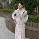 마레몬떼 | 마레몬떼 F/W 제품 추천, 퀼팅 배색 후드베스트 스커트 셋업 후기