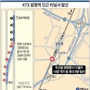 KTX 탈선 위치 이미지