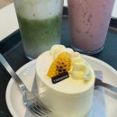라떼케이크 | 투썸 메뉴 말차크림라떼 옥수수케이크 후기