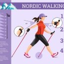 전신 걷기 운동 노르딕 워킹 이미지