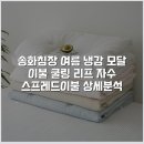 리프종합환경 | 송화침장 여름 냉감 모달 이불 쿨링 리프 자수 스프레드이불 상세분석