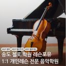 첼로파크 | 송도 첼로 음악 학원 레슨포유 안내문