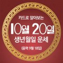 오늘의 운세 --- 2024년 10월 20일(음력 9월 18일) 丁巳 일요일 이미지