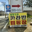 🚐 솔향 강릉카라반캠핑장 숙박 후기