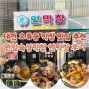 열무꽃그림가게 | 대전 막창 맛집추천 대전 연잎숙성막창 연막창 솔직후기 사이드 열무비빔국수 된장찌개 까지