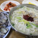 얼큰수제비해물칼국수 이미지