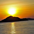 노을바다풍경 이미지