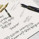 캘리그라피 활용 이미지