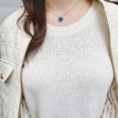 블루클리프 | 반클리프 목걸이 빈티지 블루아게이트 색감 미침 +착용 후기