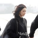 에스킴니트디자인 | 에스파 닝닝 올블랙 공항패션 옷 정보 인간 마뗑킴(집업, 가방, 카고팬츠)