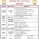 Monthly Plan for Venus January 이미지