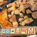 한국지엠아산바로서비스 | 온양온천역 맛집 돼지고기 시키면 서비스로 고기주는 '넙딱집 아산점'