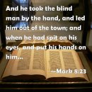 Reading the book of Mark 8:22~26 이미지