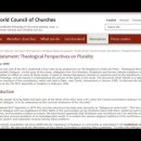 예수 구원의 유일성을 부인하는 WCC의 공식 문서 ' 바알 선언문 (Baar Statement)' 외.. 이미지