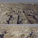 처참히 파괴된 도시, 시리아 수도 드론으로 촬영하니 이미지