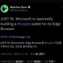 마이크로소프트 엣지 브라우저에 코인지갑 구축할것으로 보임 이미지