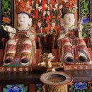 진주 청곡사 목조제석천ㆍ대범천의상 이미지