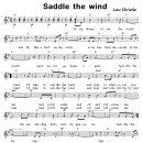 Saddle the wind / Lou Christie 악보 이미지