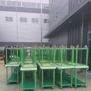 제전매트 부착 이동식 작업대 납품
