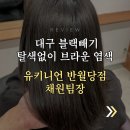 대구 탈색없이 블랙빼기 유키니언대구 반월당점, 채원팀장 브라운 염색 후기