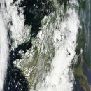 독일 뇌우(雷雨)발생당시 위성영상모습 이미지