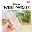 새봄어린이집 | 유아스텐물병 그로미미 스테인리스 빨대컵 200 추천, 우유도 시원하게