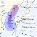 제19호 태풍 솔릭(SOULIK) 예상 경로 이미지