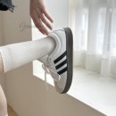 블랙화이트 | 아디다스 VL 코트 베이스 삼바 블랙 화이트 후기 데일리 운동화로 좋은 이유