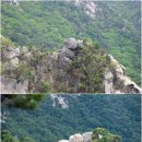 사라져 버린 북한산 의상능선 명물 강아지바위 이미지
