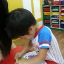 November - Maths (Measureing dino's height with blocks) 이미지