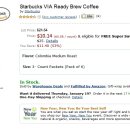 아마존 Starbucks VIA Ready Brew Coffee $10.14 6팩 이미지