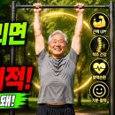 시니어 하루 10초씩 철봉 매달리기, 돈한푼 안들고 치매와 척추 질환 예방! -백작가TV 어른심리통 이미지