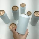 백색캔 , 흰색캔 , 벚꽃캔 ,금색뚜껑 큐캔시머 디자인캔 ! 캔실링/캔시머/컵실링기/캔밀봉