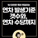 해인수당 | 연차 발생 기준과 갯수, 연차 수당 계산법과 지급일까지