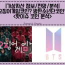 호재] 오징어게임코인(SQUID TOKEN)/ 방탄소년단(BTS)코인(아미코인ARMY) &lt;핫이슈 코인 분석&gt;비트겟거래소