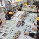 명암 | 기산점)초등 소묘 방학특강 수업 후기/ 명암과 입체 표현 배우기