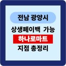 광양농협 봉강지점 하나로마트 | 광양시 하나로마트 사용액 상생페이백 인정 가능 사용처 및 지점 총정리
