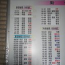 문경시 점촌시내버스터미널 시외버스터미널 시간표(2017. 5. 15일 현재) 이미지