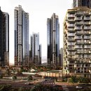 압구정2구역 재건축 고화질 조감도(토마스 헤더윅 설계) 이미지