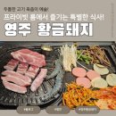황금돼지식당 | 두툼한 고기 육즙이 예술! 현지인이 추천하는 영주 맛집, 황금돼지 솔직후기
