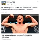 UFC 203출전 선수들 호텔 엘리베이터 추락사고로 출전불명 이미지