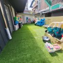 그린어린이집 | 경북 문경 어린이집 놀이터 바닥 재시공 후기 ,고무매트 → 조경용 인조잔디 20mm + 명진그린 시공