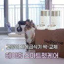 내친구고양이 | 고양이 자동급식기 추천｜헤이홈 스마트 펫 급식기 4개월 사용후기