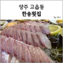 [양주 고읍동 횟집/고읍동 맛집] 한송횟집 :: 오랜만에 새로운 맛집 발굴