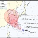이번주말 태풍경로 이미지