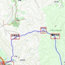 소머리산(392m) 부운봉(533m) 물부리산(557m) 호랑산(249m) 수리머리(389m)/충북 단양 영춘면 이미지