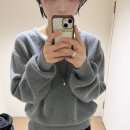 니트 | 문달 Basic Round Knit in Gray 니트 후기• 데일리니트 추천