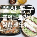울산 동구 전하동 다이어트식단 샐러드 샌드위치 쌈밥 풀먹는호랑이 동구점